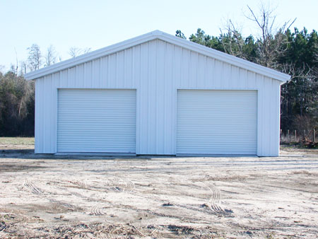 north side of building