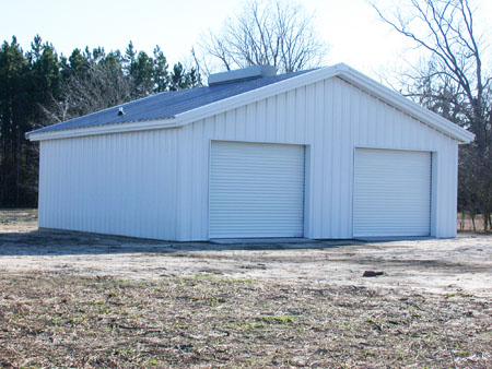 North & East side of building